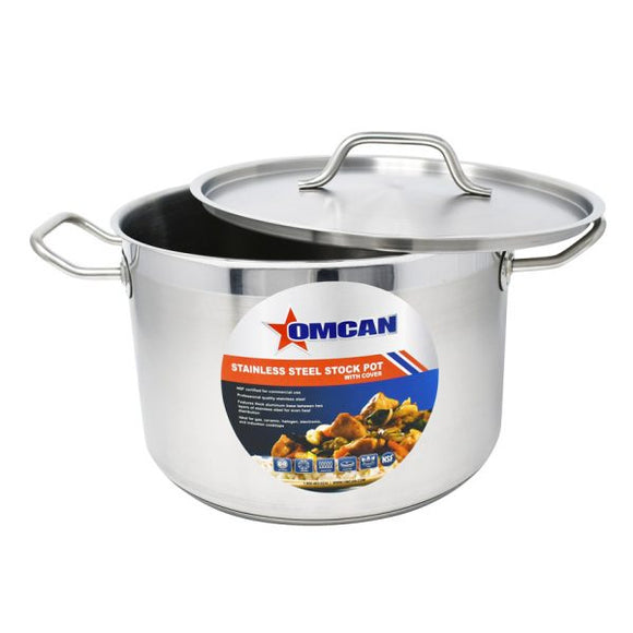 12 QT Stainless Steel Stock Pot with Cover Item: 80438