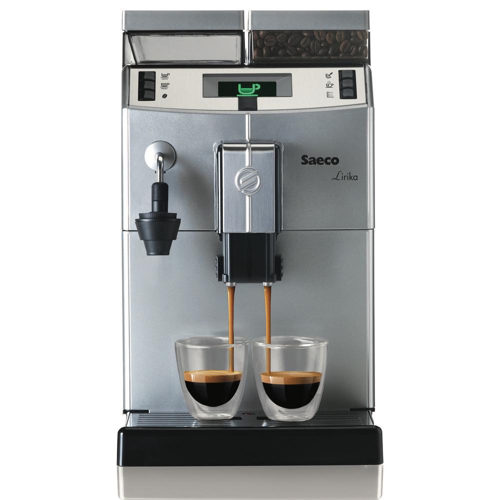 Máquina de Café Saeco Lirika Plus Silver/Black 110v