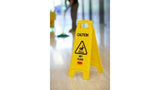 WaveBrake® "Caution Wet Floor" Sign, 2 Sided, 26", Yellow SKU: FG611277YEL