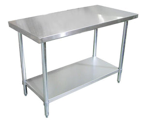 30″ X 36″ STAINLESS STEEL WORK TABLE