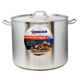 60 QT Stainless Steel Stock Pot with Cover Item: 80444