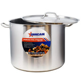 60 QT Stainless Steel Stock Pot with Cover Item: 80444