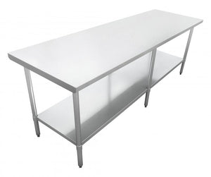 24″ X 84″ STAINLESS STEEL WORK TABLE